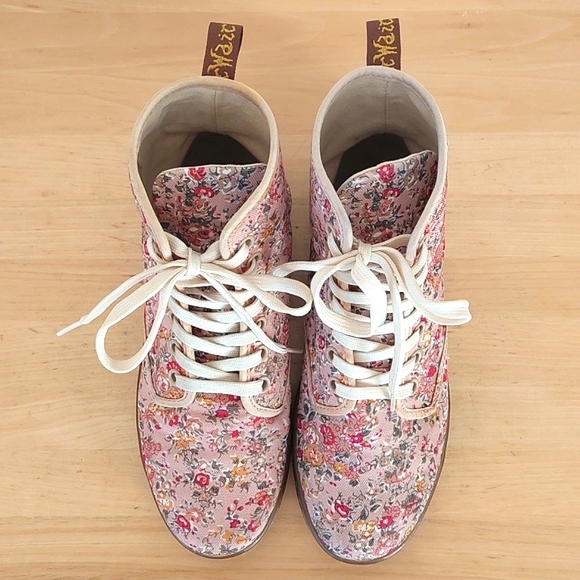 Dr. Martens Shoreditch floral canvas ankle boots - Picture 4 of 11